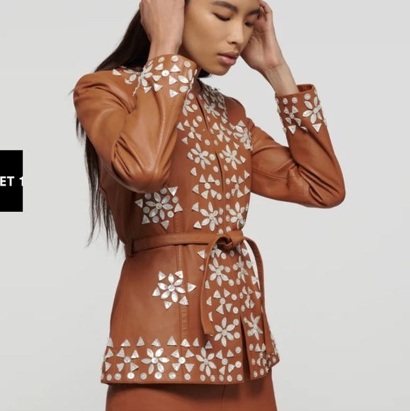 Designer leather jacket - Picture 3 of 8